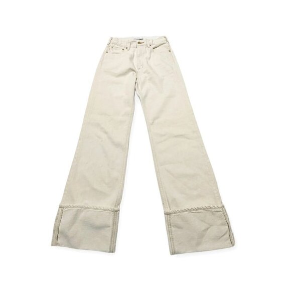 New With Tag TU ES MON TRESOR high-rise turn-up jeans, Size 26 - Picture 6 of 16